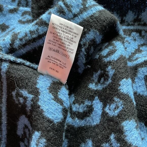 Altuzarra blue animal print sweater - Picture 6 of 6